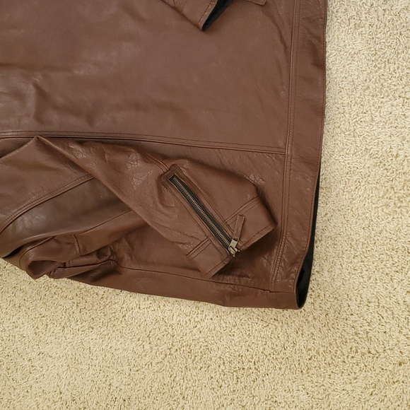 Men's Harley-Davidson Portage Midweight Brown Leather Jacket. - Picture 8 of 8